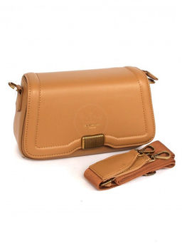 Сумка женская искусственная кожа DJ-CM 6961A-L.BROWN, 1отд, плечевой ремень, карамель SALE 262220 - Adelia фото 6