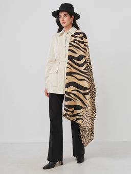 Большой, мягкий, тонкий и очень нежный двусторонний палантин - Tantino фото 2