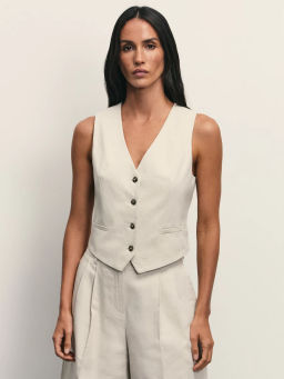 Жилет с содержанием льна / Zarina