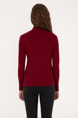 Kad_n Bordo Sweatshirt Sepette S_rpriz _ndirim - U.s. polo assn фото 5