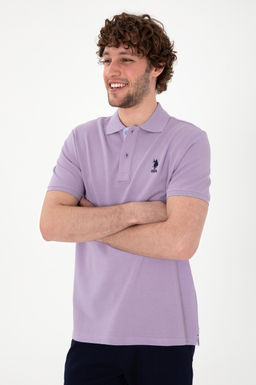 Erkek Regular Fit Polo Yaka Lila Basic Ti__rt Sepette S_rpriz _ndirim - U.s. polo assn фото 3