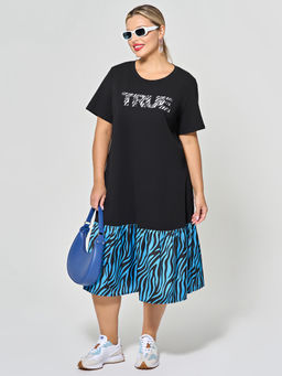 Платье 0387-1с глубокий черный - Dora фото 15