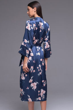 Viola 7509 Длинный запашной халат Mia-Amore