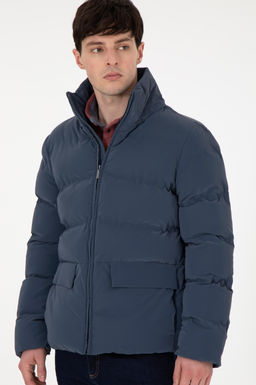 Мужское пальто цвета индиго Неожиданная скидка в корзине - U.s. polo assn фото 3