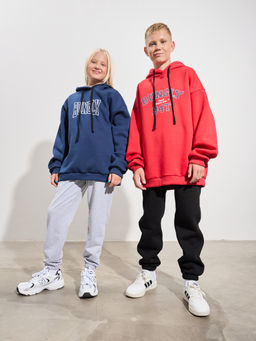 Худи оверсайз с печатью ШТОРМ утепленное - Bungly фото 9