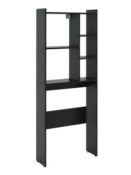 Стеллаж напольный «Комфорт» №1, над стиральной машиной, 673×220×1696 мм, цвет графит