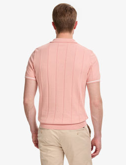 Somon Slim Fit %100 Pamuk Fermuarl_ Polo Yaka Triko Ti__rt