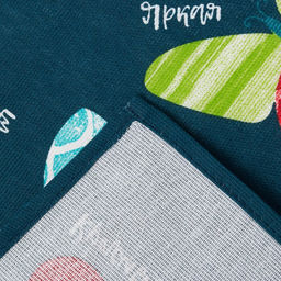 Цена за 2 шт. Полотенце кухонное Радужные бабочки 35х60 см - Доляна фото 6