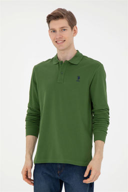 Мужской зеленый базовый свитшот Неожиданная скидка в корзине