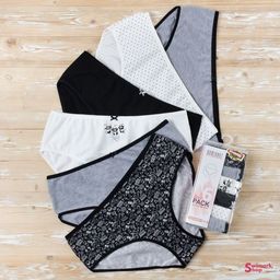 Трусики женские бикини с высокой посадкой 54000-28, FULL BRIEF, 6 шт. в уп.