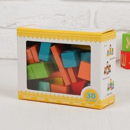 Конструктор Краски дня: утро, 30 деталей, размер кубика: 2.8 ? 2.8 см