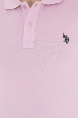 U. S. Polo Assn / Мужская розовая базовая футболка - U.s. polo assn фото 7