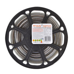 ULS-Q215 5050-30LED/m-14mm-IP67-220V-7,2W/m-50M-RGB Светодиодная гибкая герметичная лента Volpe. В ПВХ трубке. Упаковка - бобина 50 м. IP67. Угол излучения 120. Кратность резки 1 м. Многоцветная.