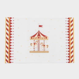 Салфетки сервировочные Доляна «Парк аттракционов», 4 шт., новогодние, 45×30 см