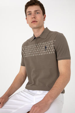 Erkek Regular Fit Polo Yaka Vizon Ti__rt Sepette S_rpriz _ndirim - U.s. polo assn фото 3