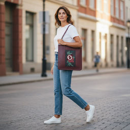 Сумка с аппликацией ДС-656-364