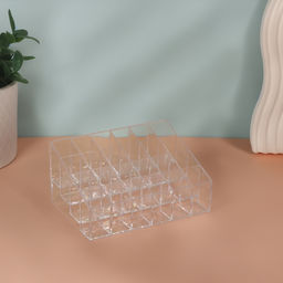 Органайзер для хранения косметики, 24 секции, 14.5×9.5×7.5 см, прозрачный