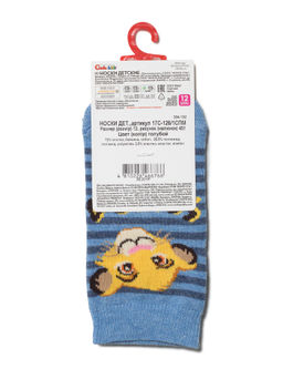 Цена за 2 пары Conte-kids Носки с рисунками Disney Lycra® голубой