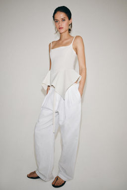 TOP PEPLUM ZW COLLECTION / Crudo - Zara фото 5