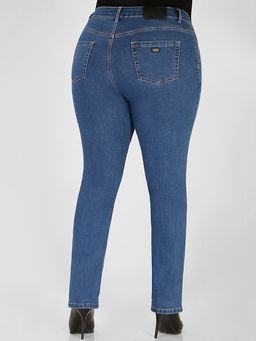 Джинсы больших размеров женские без потёртостей - Almond фото 2