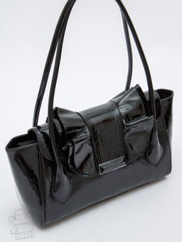 Сумка женская кожаная 2430-2Y black Polina&Eiterou