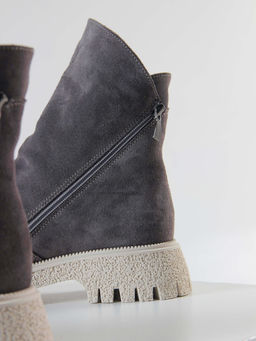 Ботинки EDART 233.1541 be. Серый замок/байка - Ed'art фото 13