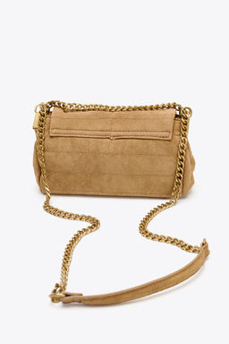 SPLIT SUEDE SHOULDER BAG - Zara фото 3