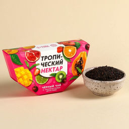Чай чёрный Тропический нектар вкус: тропические фрукты, 20 г.