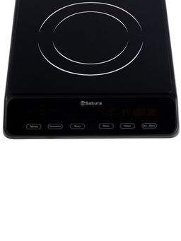 Плитка индукционная Sakura SA-7170, 1 конфорка, 7 авт.программ, 80-270°С, закаленное стекло