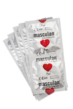 Презервативы masculan Pur № 10 утонченные, 18,5 см, 5.3 см, 10 шт.