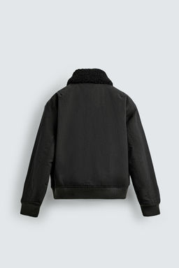 CONTRAST BOMBER JACKET - Zara фото 8