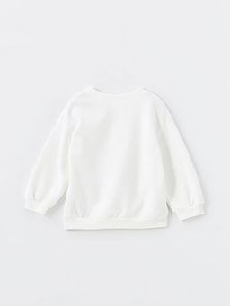 Bisiklet Yaka Uzun Kollu Atat?rk Bask?l? Erkek Bebek Sweatshirt - Waikiki фото 3