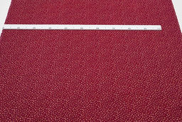 Микровельвет Маленькие лютики на темно-малиновом, ш.1.1м, хлопок-100%, 130гр/м.кв - Купава фото 9