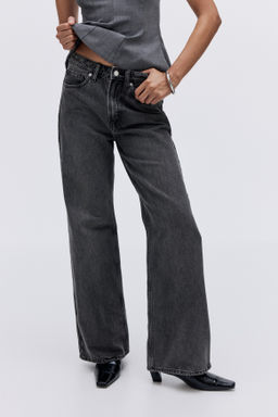 Wide High Waist Jeans - H&m фото 19