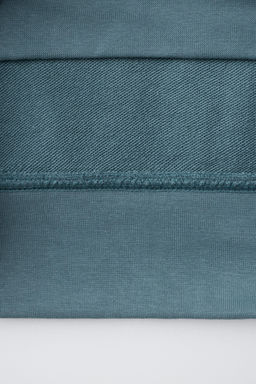 CHALECO CAPUCHA FELPA TEXTO / Azul pato - Zara фото 4