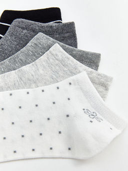 Desenli Kad?n Patik ?orap 5li