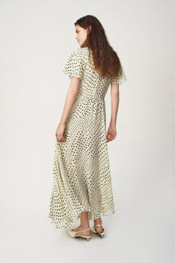 VESTIDO LUNARES - THE ITEM ZARA WOMAN / Vainilla  фото 4
