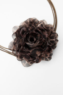 ANIMAL PRINT NECK FLOWER - Zara фото 3