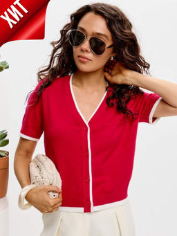 Кардиган P612-15010 red