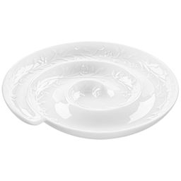 Менажница 24*24*2,5 см 450 мл "Веточки цветочки" "Улитка"