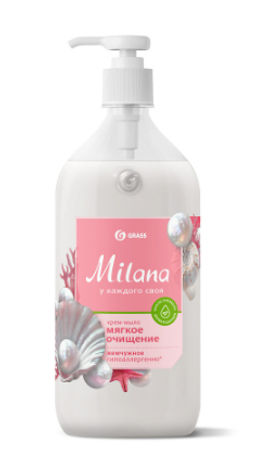 Крем-мыло жидкое увлажняющее Milana жемчужное (500 мл) - Grass фото 6