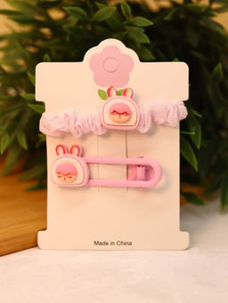 Набор аксессуаров для волос Summer girlfriend, pink, 2 шт. в наборе