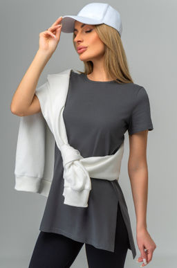 Удлиненная женская футболка с разрезами Happyfox - Happy fox фото 14