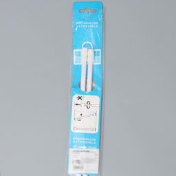 Набор карнизов универсальных, 40-65 см, белый