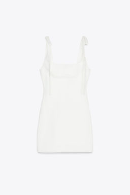 SHORT DRESS WITH BOWS - Zara фото 14