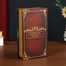 Шкатулка книга-сейф «Деньги любят счёт», дерево, искусственная кожа, 21×13×5 см