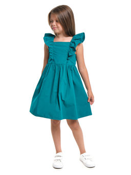 Платье в садик праздничное UD 7825 изумрудный - Mini maxi фото 2