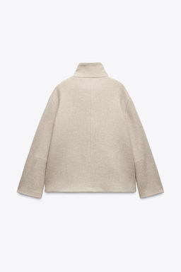 ZW COLLECTION SHORT WOOL BLEND COAT - Zara фото 7