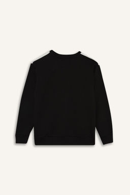 Bisiklet Yaka Bask_l_ Sweatshirt Erkek _ocuk - Defacto фото 6