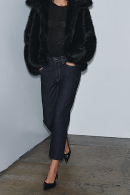 ZW COLLECTION BOOTCUT MID-WAIST JEANS - Zara фото 8